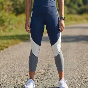 Gap Fit Sculpt Compression Colorblock Leggings Size S Activewear
